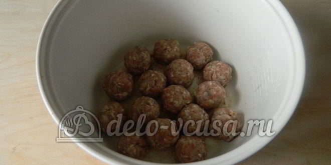 Рецепт тефтелей с рисом в мультиварке