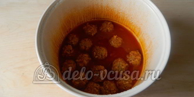 Рецепт тефтелей с рисом в мультиварке