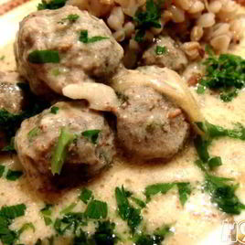 Рецепт Тефтелей со сметанным соусом