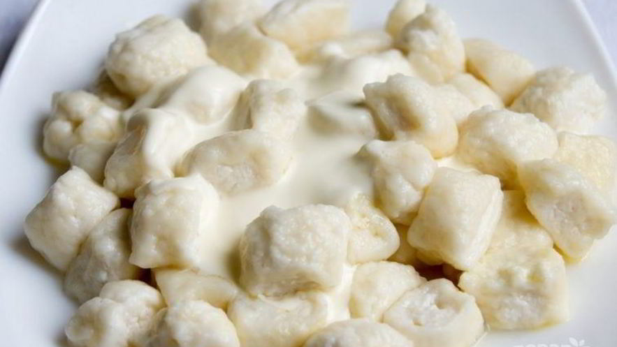 Рецепт творожных клецек