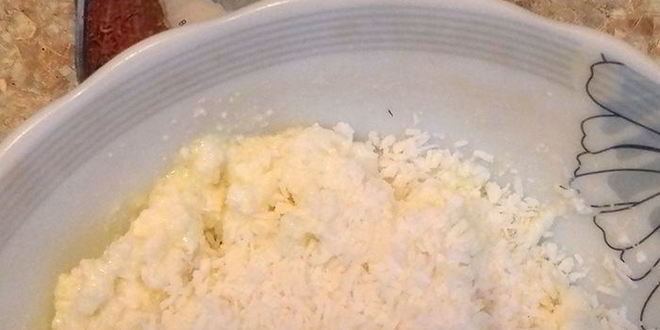 Рецепт ленивых вареников с кокосовой стружкой