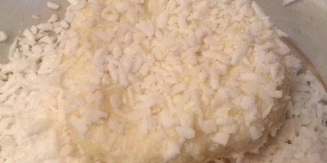 Рецепт ленивых вареников с кокосовой стружкой