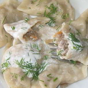 Рецепт Вареников с капустой и мясом