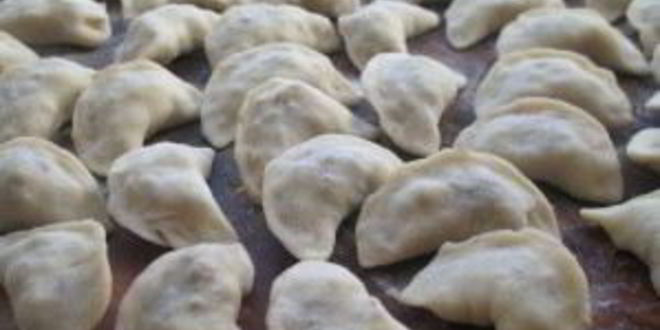 Рецепт вареников с капустой и мясом