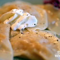 Рецепт Вареников с картофелем и луком