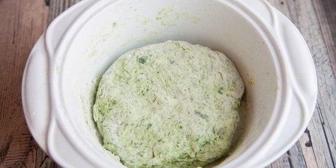 Рецепт вареников с картофелем и шпинатом