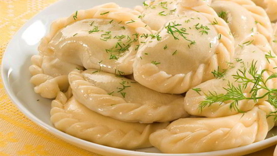 Рецепт вареников с картофелем и зеленью