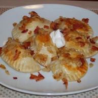 Рецепт Вареников с картошкой и вареники с кислой капустой