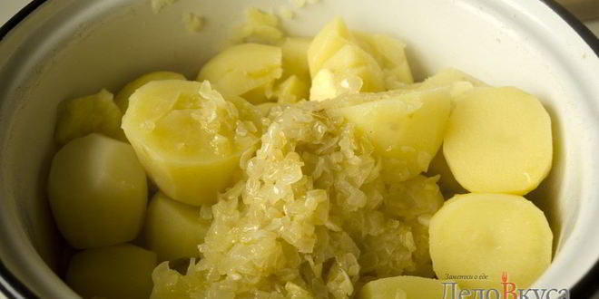 Рецепт вареников с картошкой