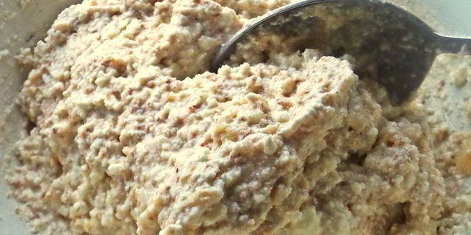 Рецепт яблочных вареников без муки