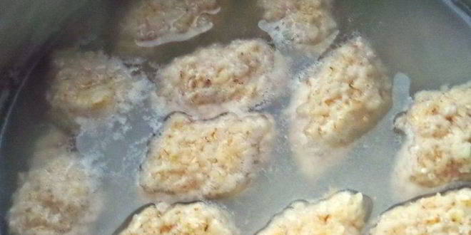 Рецепт яблочных вареников без муки