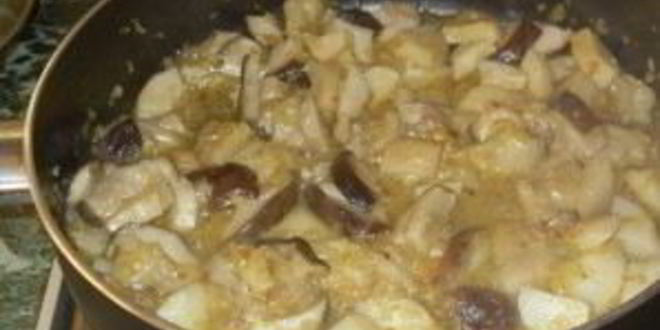 Рецепт жаркого из белых грибов