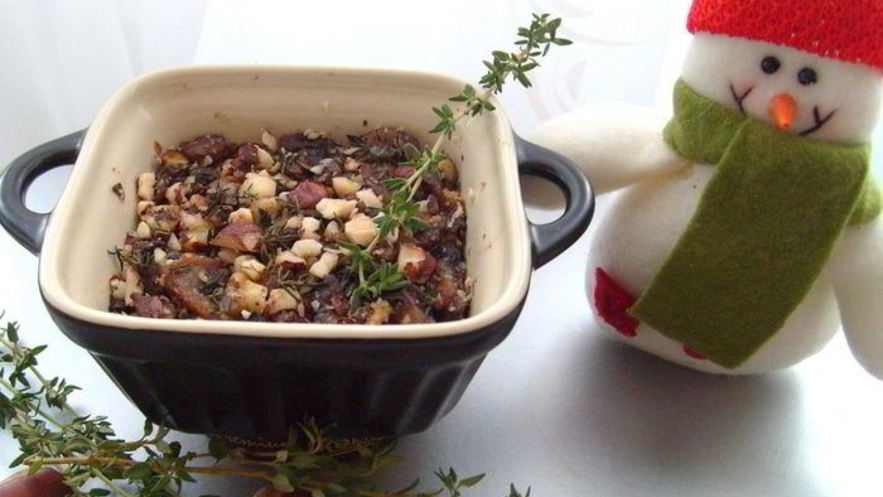 Рецепт жаркого из грибов, каштанов и фундука