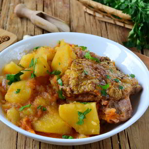 Рецепт Жаркого из гуся