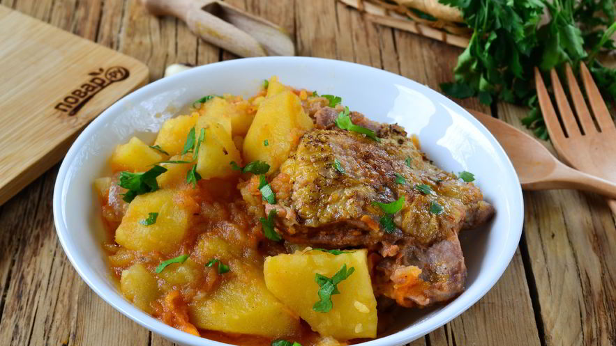 Рецепт жаркого из гуся