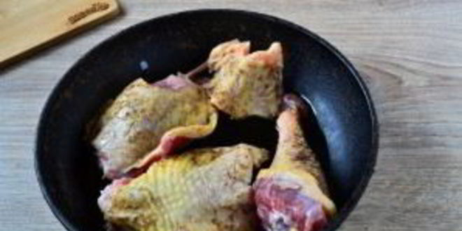 Рецепт жаркого из гуся