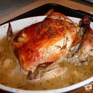 Рецепт Жаркого из курицы с 40 зубчиками чеснока