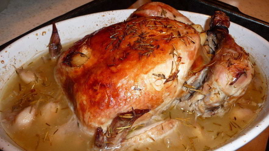 Рецепт жаркого из курицы с 40 зубчиками чеснока