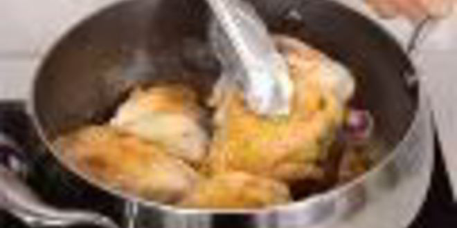 Рецепт жаркого из курицы с булочками