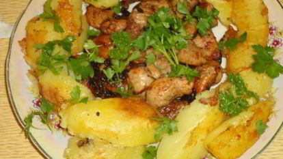 Рецепт Жаркого из свинины по-венгерски