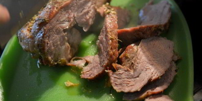 Рецепт жаркого из свинины с чесноком и розмарином