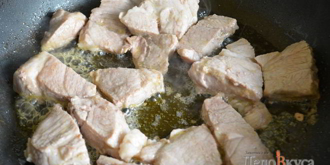 Рецепт жаркого по-домашнему с мясом и грибами