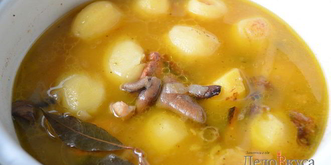 Рецепт жаркого по-домашнему с мясом и грибами