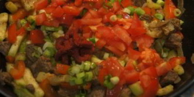 Рецепт жаркого с овощами и говядиной