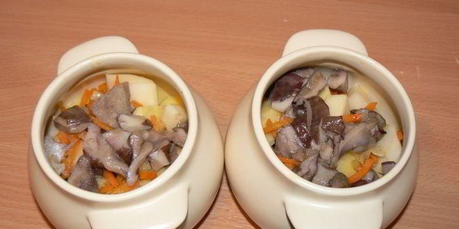 Рецепт жаркого с сердечками в сливочном соусе