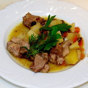 Рецепт Жаркого со свининой и картошкой в мультиварке