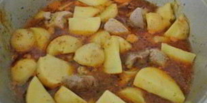 Рецепт жаркого со свининой и картошкой