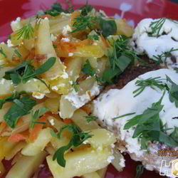 Рецепт Жаркого в горшочках с котлетами