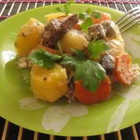 Рецепт Жаркого в рукаве в духовке