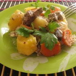 Рецепт Жаркого в рукаве в духовке