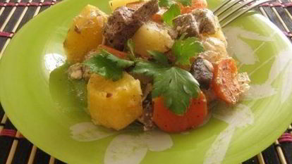 Рецепт Жаркого в рукаве в духовке