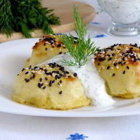 Рецепт Картофельных зраз с капустой из духовки