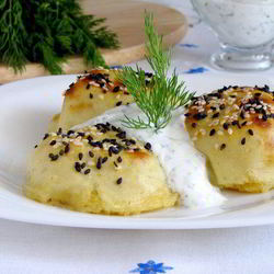 Рецепт Картофельных зраз с капустой из духовки