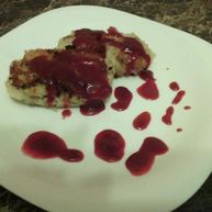 Рецепт Картофельных зраз с клюквенным соусом