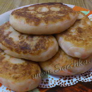 Рецепт Картофельных зраз с луковой начинкой