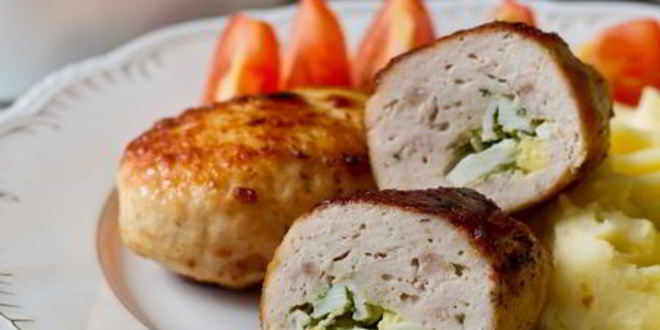 Рецепт куриных зраз с яйцом