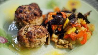 Рецепт Мясных зраз с грибами