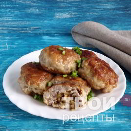 Рецепт Зраз с грибами