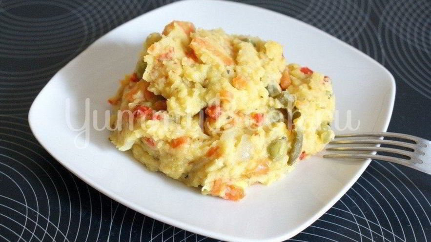 Рецепт чечевичной каши с мясом и овощами в мультиварке