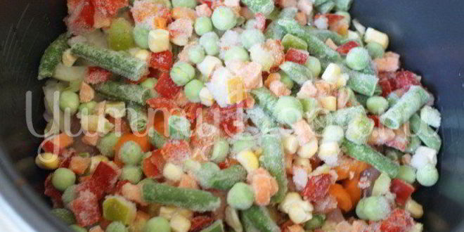 Рецепт чечевичной каши с мясом и овощами в мультиварке