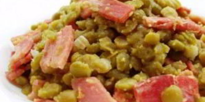 Рецепт гороховой каши с копченостями