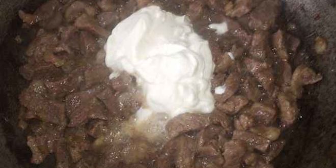 Рецепт бефстроганова и гречневая каша