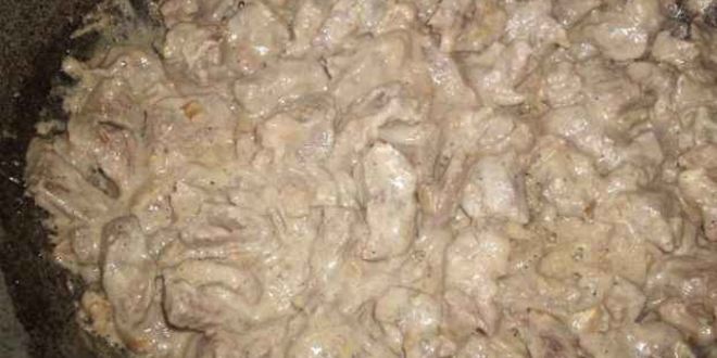 Рецепт бефстроганова и гречневая каша