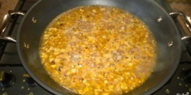 Рецепт гречки по-купечески с куриным фаршем