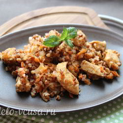 Рецепт Гречки по-купечески с курицей