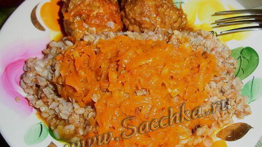 Рецепт гречки с фаршем